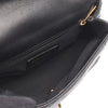 Chanel Quilted Lambskin Oval Logo Chain Top Handle Flap Secondhand