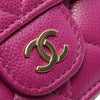 Chanel CC Quilted Caviar Flap Wallet Secondhand