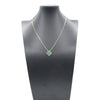 Van Cleef and Arpels 18K Yellow Gold and Malachite Vintage Alhambra Necklace Secondhand