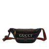 Gucci Small Grained Calfskin Web Logo Belt Bag Secondhand
