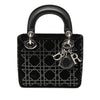 Dior Mini Velvet Cannage Strass Embellished Lady Dior Secondhand