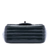 Chanel Mini Square Classic Chevron Patent Single Flap Secondhand
