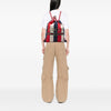 Gucci Canvas Baiadera Striped Drawstring Backpack Secondhand