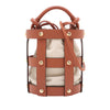 Ferragamo Leather and Canvas Bucket Bag Secondhand