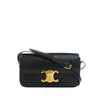 Celine Shiny Calfskin Triomphe Claude Shoulder Bag Secondhand