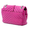 Saint Laurent Medium Chevron Sheepskin Monogram College Shoulder Bag Secondhand