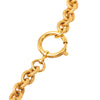Chanel CC Gold Plated Lava Pendant Necklace Secondhand