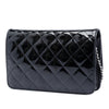 Secondhand Chanel CC Quilted Patent Brilliant Wallet On Chain