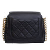 Chanel Quilted Goatskin Side Chain Compartment Flap Secondhand