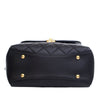 Chanel Quilted Goatskin Side Chain Compartment Flap Secondhand