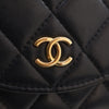 Chanel Mini CC Quilted Lambskin Phone Holder On Chain Secondhand
