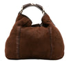 Gucci Large Suede and Fur Horsebit Hobo Secondhand