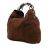 Gucci Large Suede and Fur Horsebit Hobo Secondhand