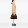 Gucci Large Suede and Fur Horsebit Hobo Secondhand