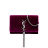 Saint Laurent Small Velvet Monogram Kate Tassel Crossbody Secondhand
