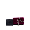 Secondhand Saint Laurent Small Velvet Monogram Kate Tassel Crossbody