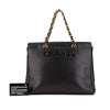 Secondhand Chanel Caviar Logo Chain Tote