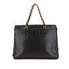Secondhand Chanel Caviar Logo Chain Tote