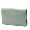 Secondhand Balenciaga Calfskin Metal Plate City Wallet on Chain