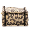Dior Mizza Mini Embroidered Canvas Leopard Vertical Book Tote Secondhand