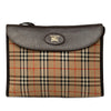 Burberry Haymarket Check Canvas Clutch Secondhand
