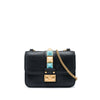 Valentino Mini Leather Rockstud Rolling Glam Lock Crossbody Secondhand