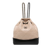 Secondhand Chanel Small Bicolor Quilted Aged Calfskin Gabrielle Backpack