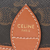 Celine Medium Triomphe Coated Canvas Folco Crossbody Secondhand