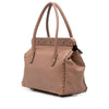 Valentino Leather Rockstud Double Handle Flap Tote Secondhand