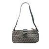 Fendi Zucchino Canvas Shoulder Bag Secondhand