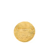 Chanel CC Gold Plated Round Brooch Secondhand