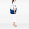 Prada Saffiano Trimmed Tessuto Zip Top Convertible Tote Secondhand