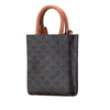 Celine Mini Triomphe Coated Canvas Vertical Cabas Satchel Secondhand