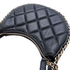 Chanel Mini Quilted Lambskin Chain Around Hook Hobo Secondhand