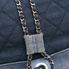 Secondhand Chanel Quilted Denim Medallion Backpack