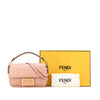Fendi Mini Zucca Embossed Leather Baguette Satchel Secondhand