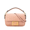 Fendi Mini Zucca Embossed Leather Baguette Satchel Secondhand