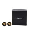 Chanel Resin CC Button Clip On Earrings Secondhand