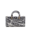 Dior Medium Calfskin Plan De Paris Printed Lady D Joy Secondhand