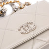 Secondhand Chanel Quilted Lambskin 19 Wallet on Chain
