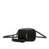 Saint Laurent Chevron Calfskin Monogram Tassel Lou Belt Bag Secondhand