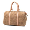 Fendi Zucca Canvas Selleria Boston Bag Secondhand
