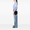 Saint Laurent Small Suede Monogram Envelope Fringe Crossbody Secondhand