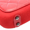 Secondhand Chanel Paris Salzburg Mini Quilted Glazed Calfskin and Felt Edelweiss Flower Flap