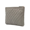 Chanel Medium Quilted Caviar Boy O Case Clutch Secondhand
