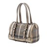 Burberry Smoke Check Canvas Boston Bag Secondhand