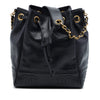 Chanel CC Caviar Drawstring Bucket Bag Secondhand