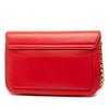 Ferragamo Small Calfskin and Suede C Clutch With Chain Secondhand