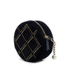 Secondhand Chanel Velvet Pearl Sequin Round Crossbody