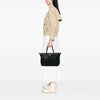 Prada Saffiano Trimmed Tessuto Zip Top Convertible Tote Secondhand